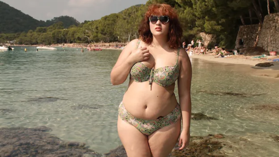 I am a plus-size woman who is proud of having dared to wear a bikini for the first time.