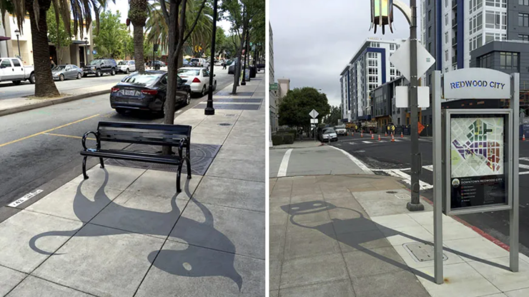 The Street Paintings That Trick People Into Thinking They're Shadows